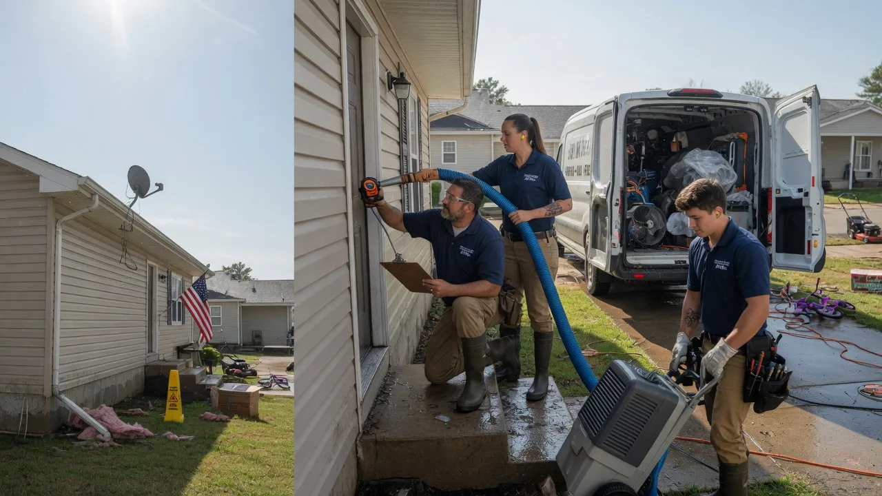 Ceiling Water Damage Restoration in Pewaukee, WI near me